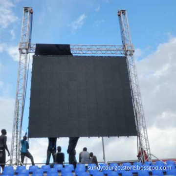 Tourgo outdoor event LED lighting truss with wheels